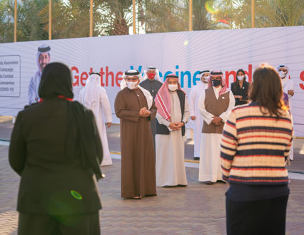 HRH the Crown Prince and Prime Minister visits the International Exhibition & Convention Centre, Bahrain